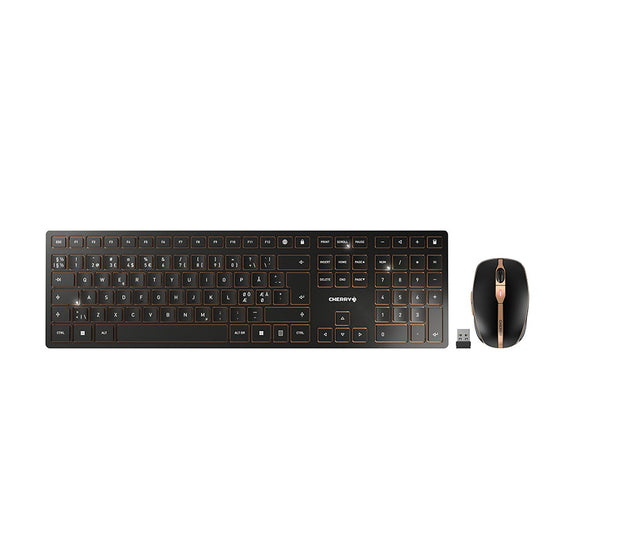 CHERRY DW 9100 SLIM tangentbord Mus inkluderad Universal Trådlös RF +