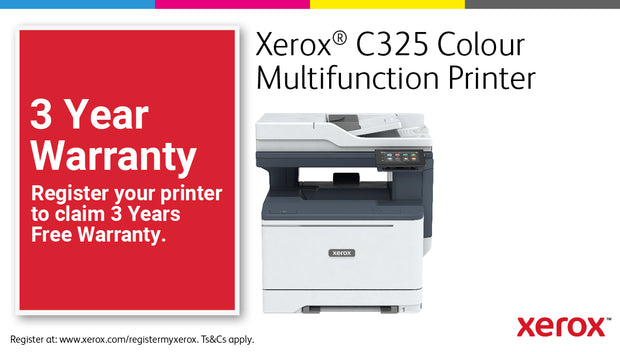Xerox C325 A4 33 ppm trådlös dubbelkopiering/utskrift/scanning/fax PS3 PCL5e/6 2