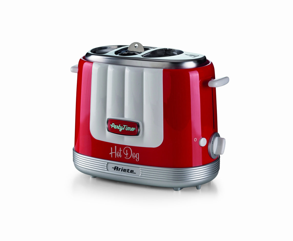 Ariete 0206/00 Varmkorvsmaskin grill 650 W Röd