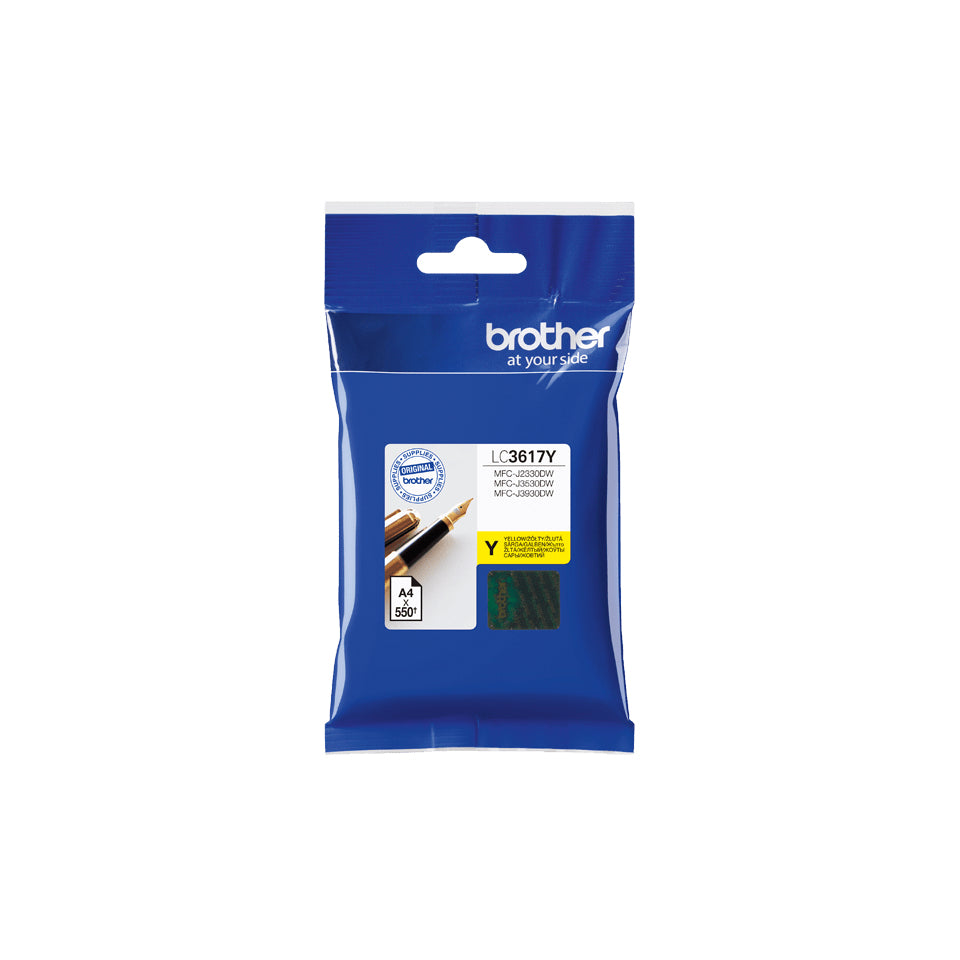 Brother LC-3617Y bläckpatroner Original Standardavkastning Gul
