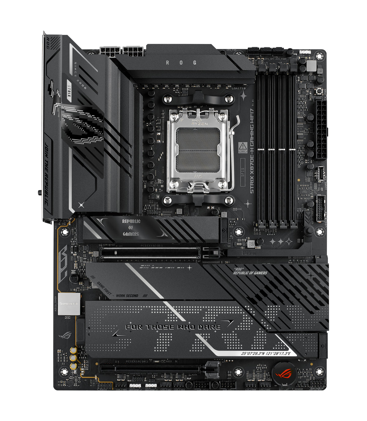 ASUS ROG STRIX X870E-H GAMING WIFI7 AMD X870E AM5-sockel ATX