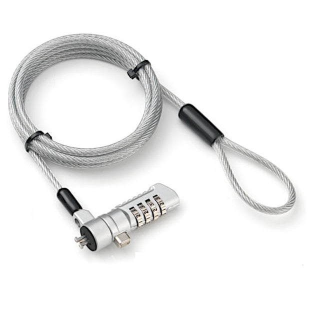 Techly IQ-LOK-16-K kabellås Silver 1,8 m
