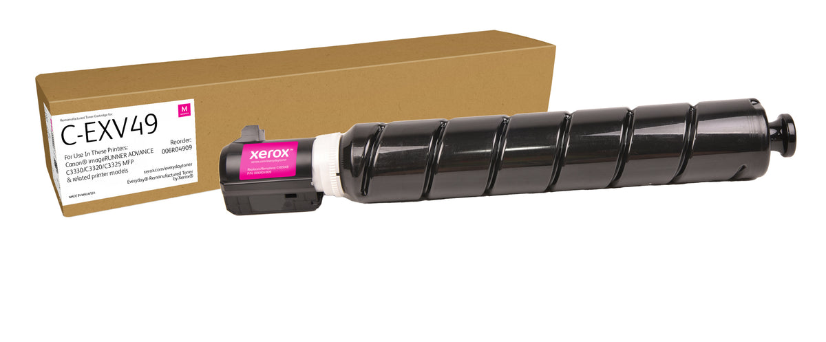 Everyday Magenta Remanufactured Toner by Xerox compatible with Canon C-EXV49