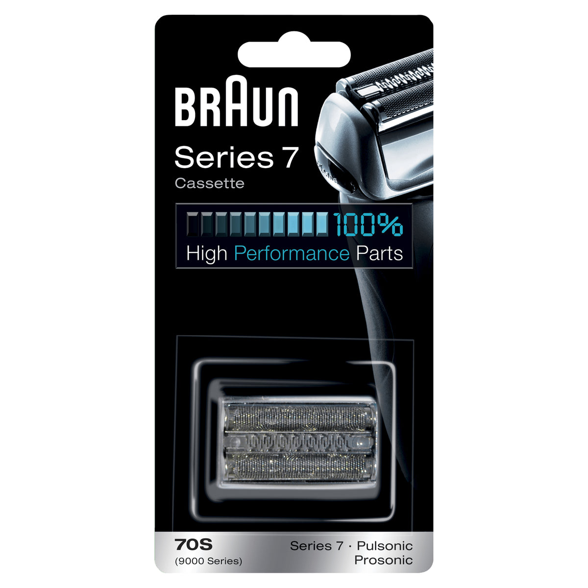 Braun Series 7 70S Ekstra klinge og skærer Sølv