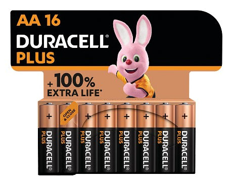 Duracell Plus Engångsbatteri AA Alkalisk