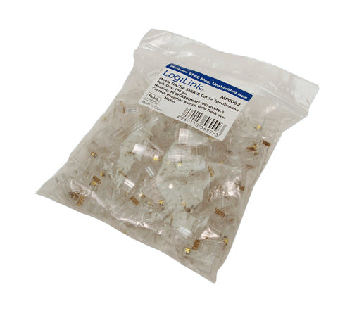 LogiLink MP0002 kabelkontakter RJ-45 Transparent