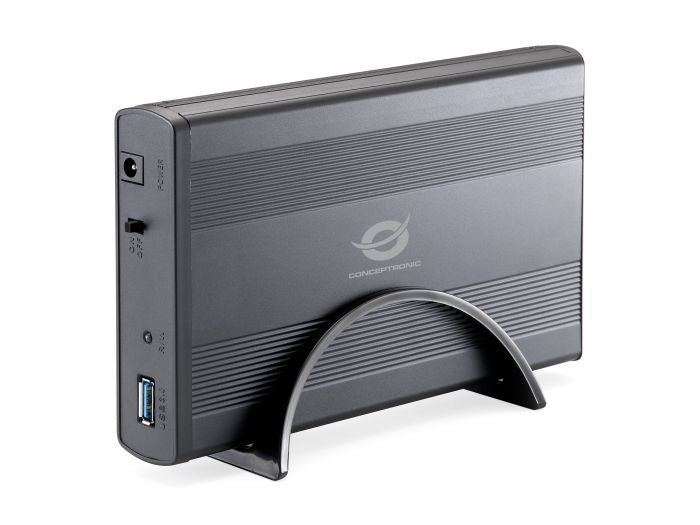 Conceptronic CHD3DUSB3 Hölje för lagringsenheter HDD-hölje grafit 3.5"