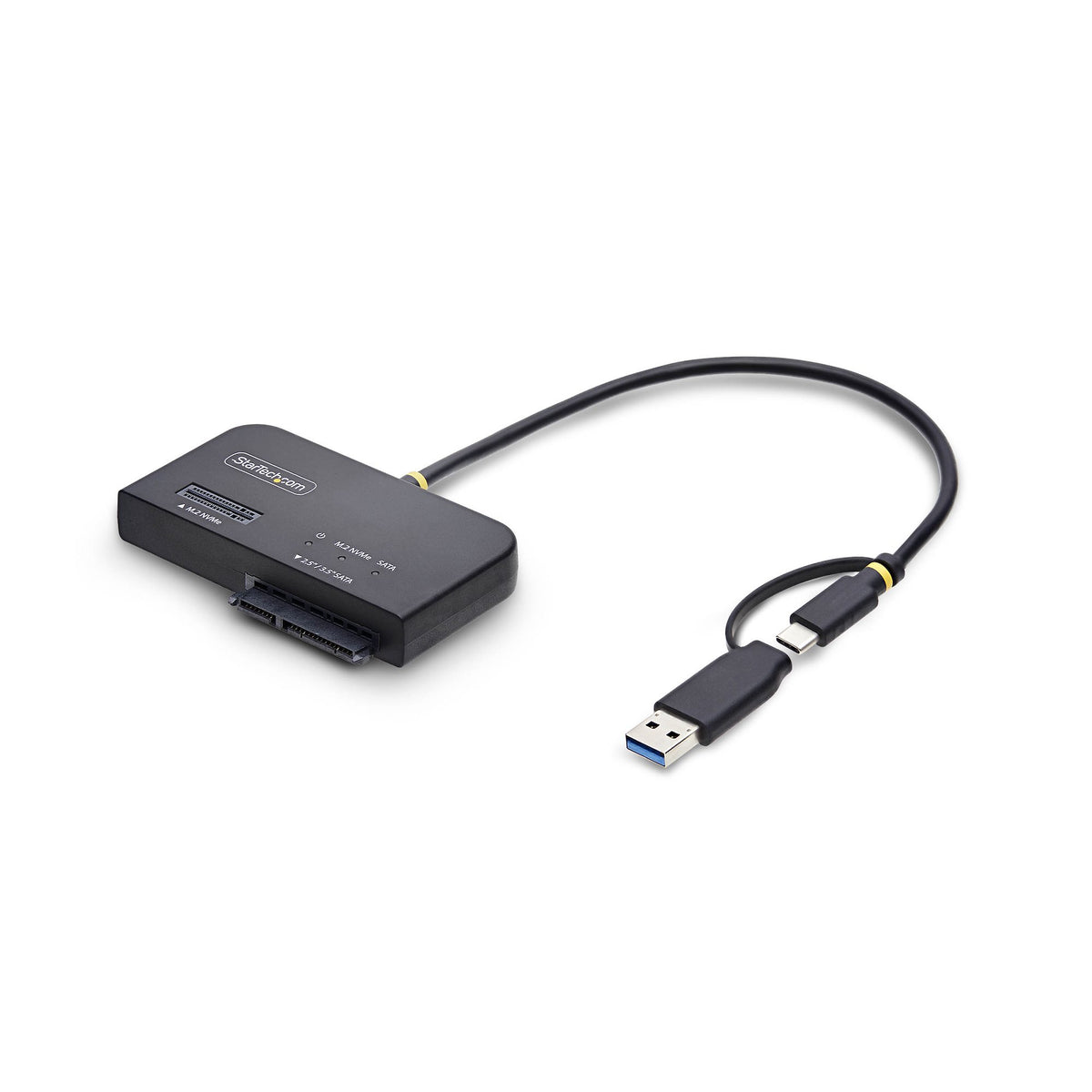 StarTech.com USB-C/USB-A till M.2 NVMe och 2,5 tum/3,5 tum SATA-adapter