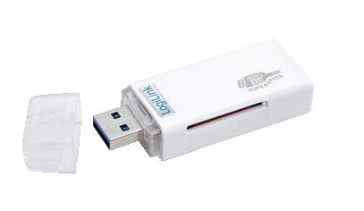 LogiLink CR0034 kortläsare USB 3.2 Gen 1 (3.1 Gen 1) Vit