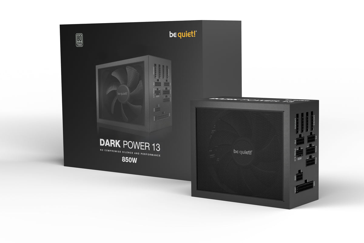be quiet! Dark Power 13 strömförsörjningsenheter 850 W 20+4 pin ATX Svart