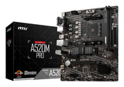 MSI A520M PRO moderkort AMD A520 Uttag AM4 micro ATX