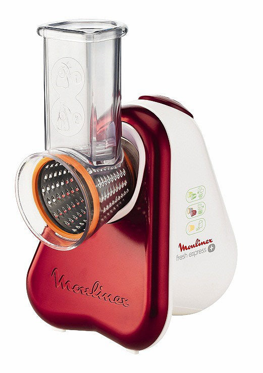 Moulinex DJ756G elektriskt rivjärn och spiralskärare Röd