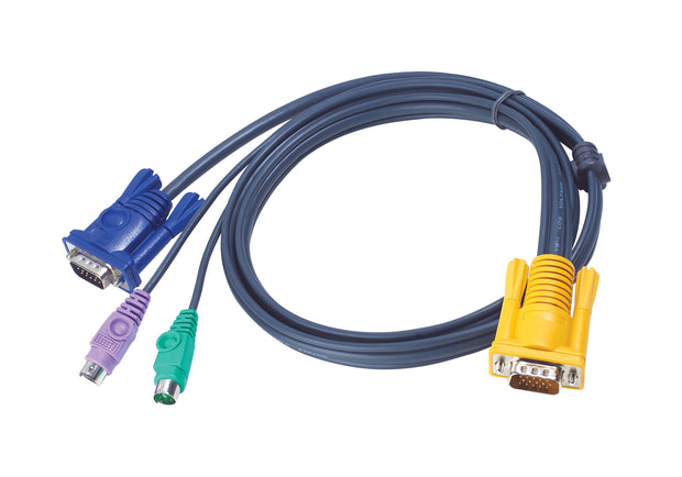 ATEN 10 M PS/2 KVM-kabel med 3-i-1 SPHD