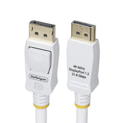 StarTech.com 1,8 m vit VESA-certifierad DisplayPort 1.2-kabel