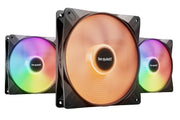 be quiet! LIGHT WINGS LX 140mm PWM 3-Pack Black Datorväska Fan