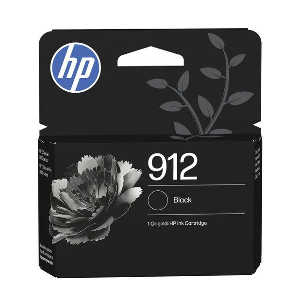 HP 912 svart original bläckpatron