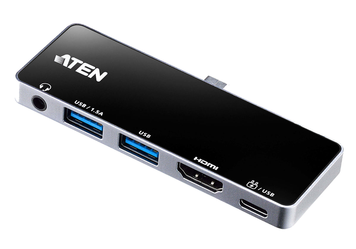 ATEN USB-C resedockningsstation med direkt strömöverföring