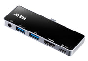 ATEN USB-C resedockningsstation med direkt strömöverföring