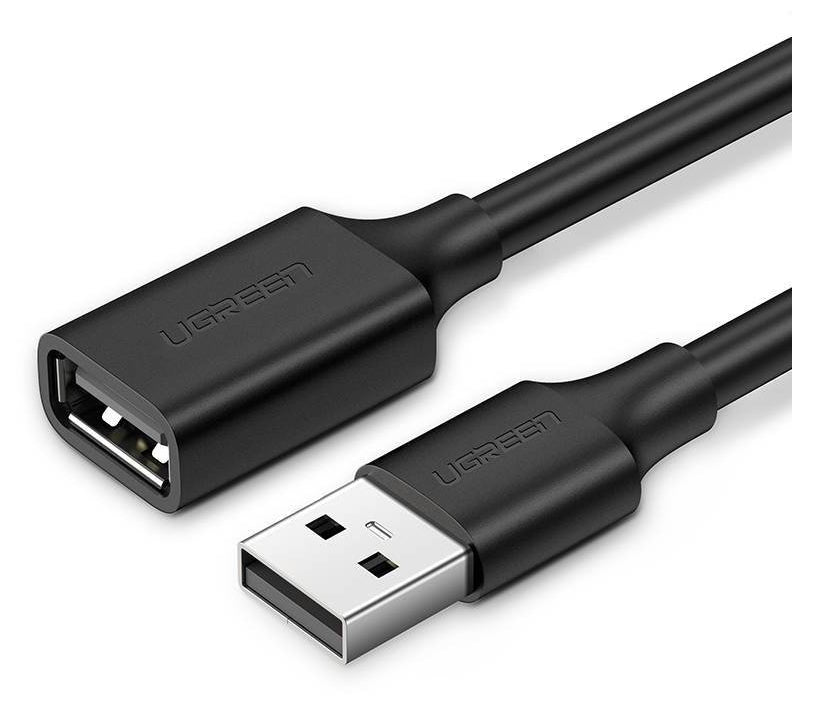Ugreen US103 USB-kablar USB 2.0 0,5 m USB A 0,48 Gbit/s Svart