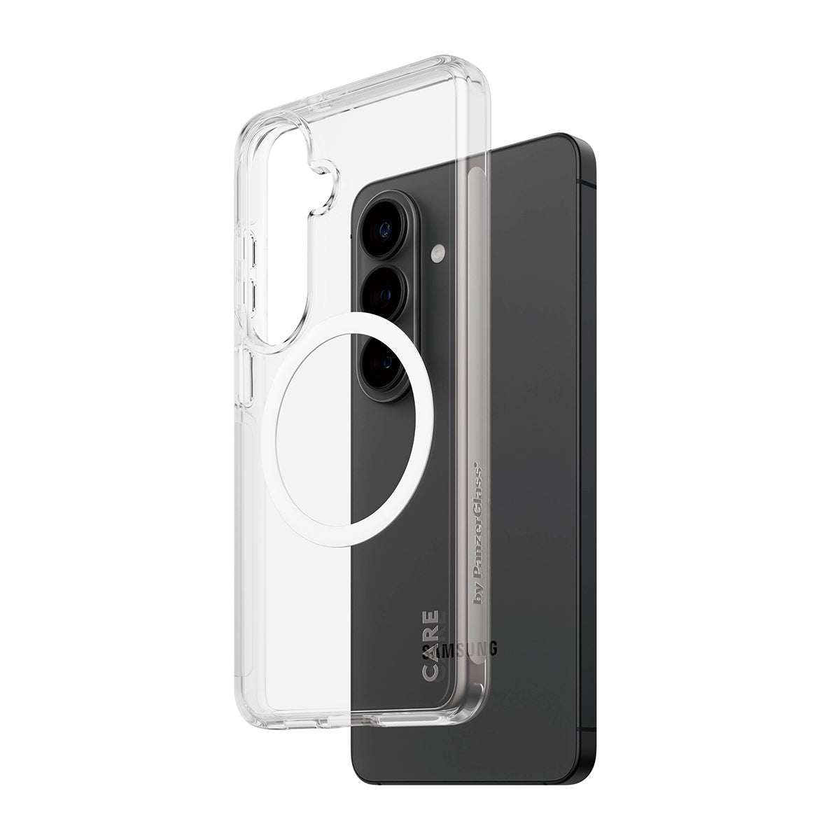 PanzerGlass CARE by Urban Explorer Case Transparent w. White Qi Samsung Galaxy S26