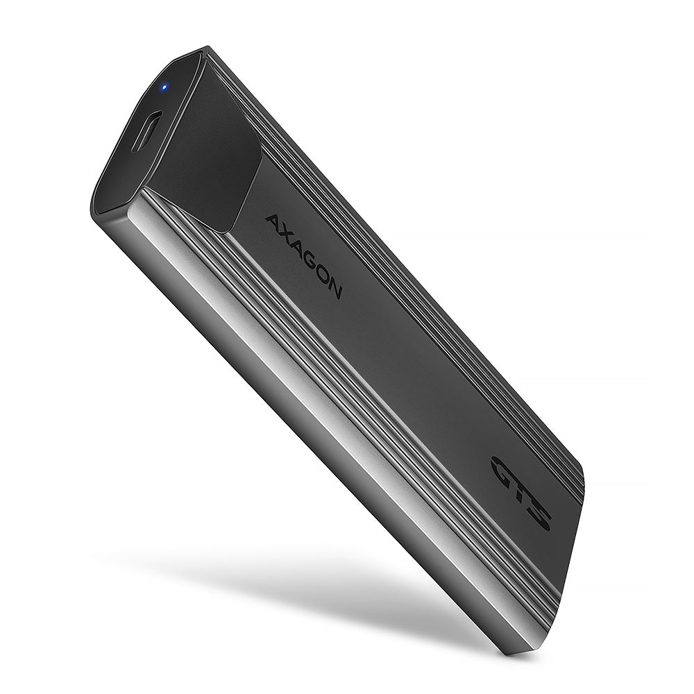 Axagon EEM2-GTS2 Hölje för lagringsenheter SSD-inkapsling Svart M.2