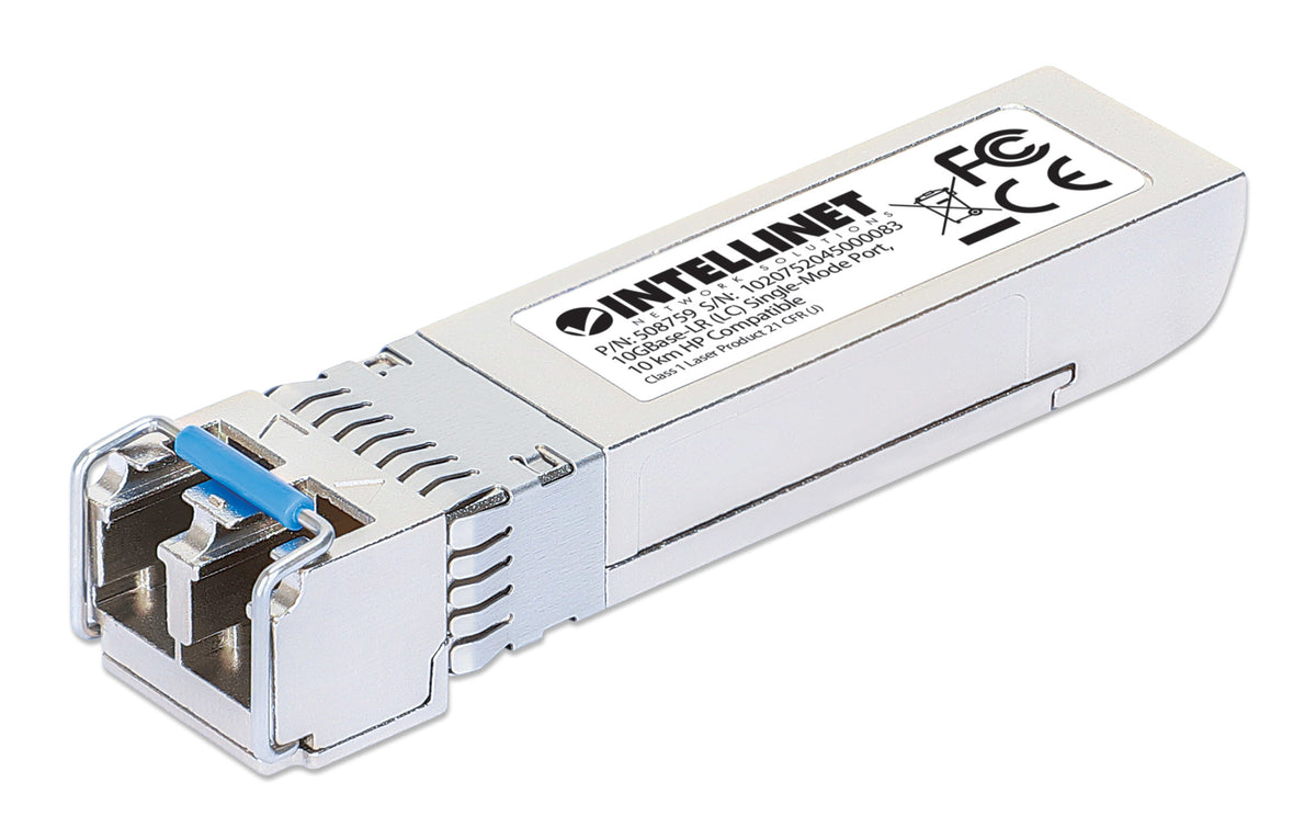 Intellinet 508759 transceiver-moduler för nätverk Fiberoptik 10000 Mbit/s SFP+ 1310