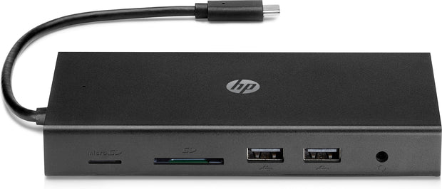 HP Travel USB-C till multiporthubb dockningsstation