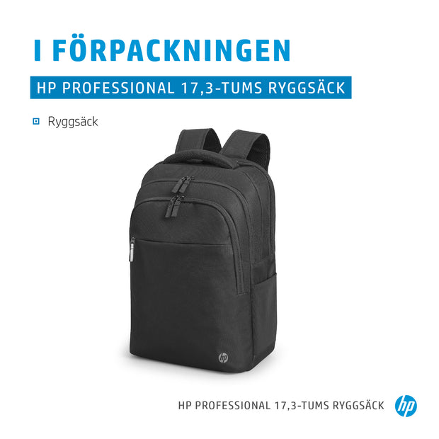 HP Prelude 17,3 tum ryggsäck laptopväska