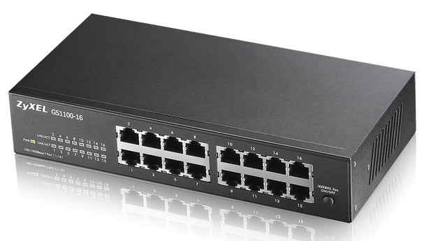 Zyxel GS1100-16 Ohanterad Gigabit Ethernet (10/100/1000)