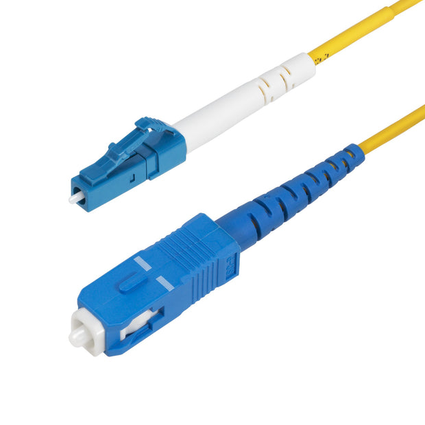StarTech.com 5 m fiberoptisk LC- till SC-simplexkabel (UPC) med OS2-enkelläge