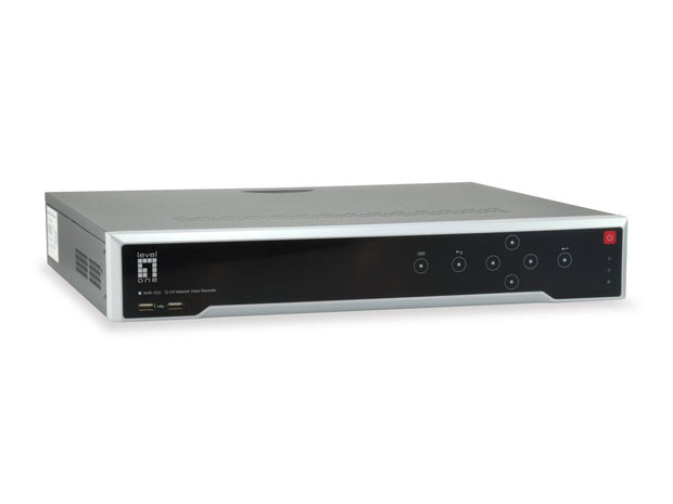 LevelOne NVR-1332 nätverksvideobandspelare (NVR) Svart