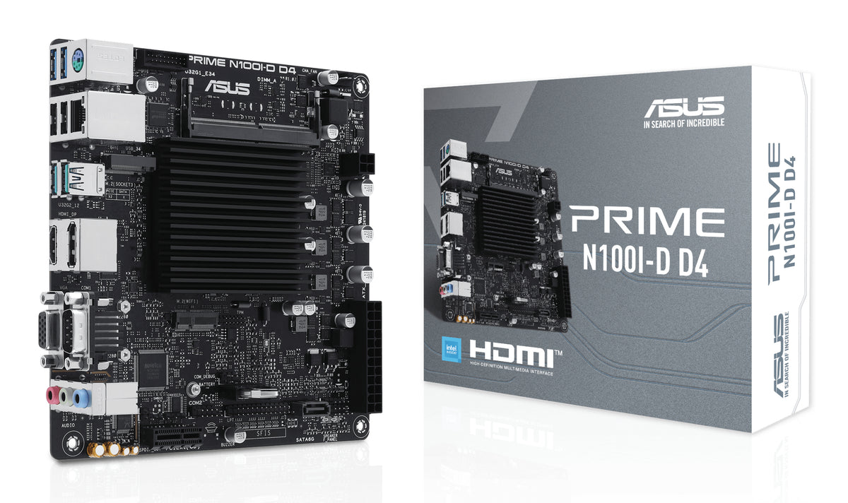 ASUS PRIME N100I-D D4 NA (integrerad CPU) Mini-ITX