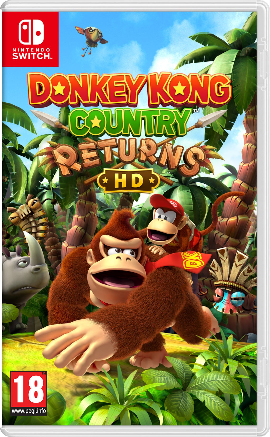 Nintendo Donkey Kong Country Returns HD (Switch) Standard Flerspråkig Nintendo Switch