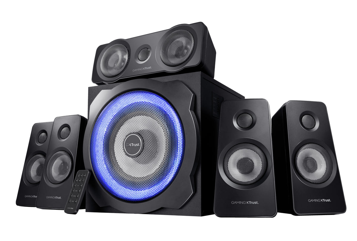 Trust GXT 658 Tytan 5.1 mikrofonset 90 W Universal Svart 5.1 kanaler