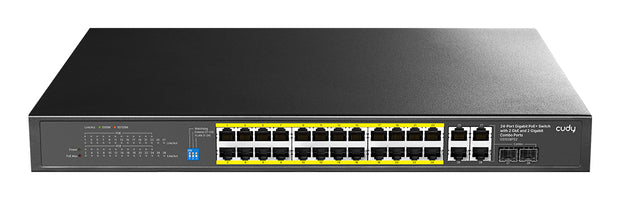 Cudy GS1028PS2 nätverksswitchar Gigabit Ethernet (10/100/1000) Strömförsörjning via