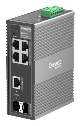 TP-Link Omada IES206G nätverksswitchar hanterad Gigabit Ethernet (10/100/1000) Svart