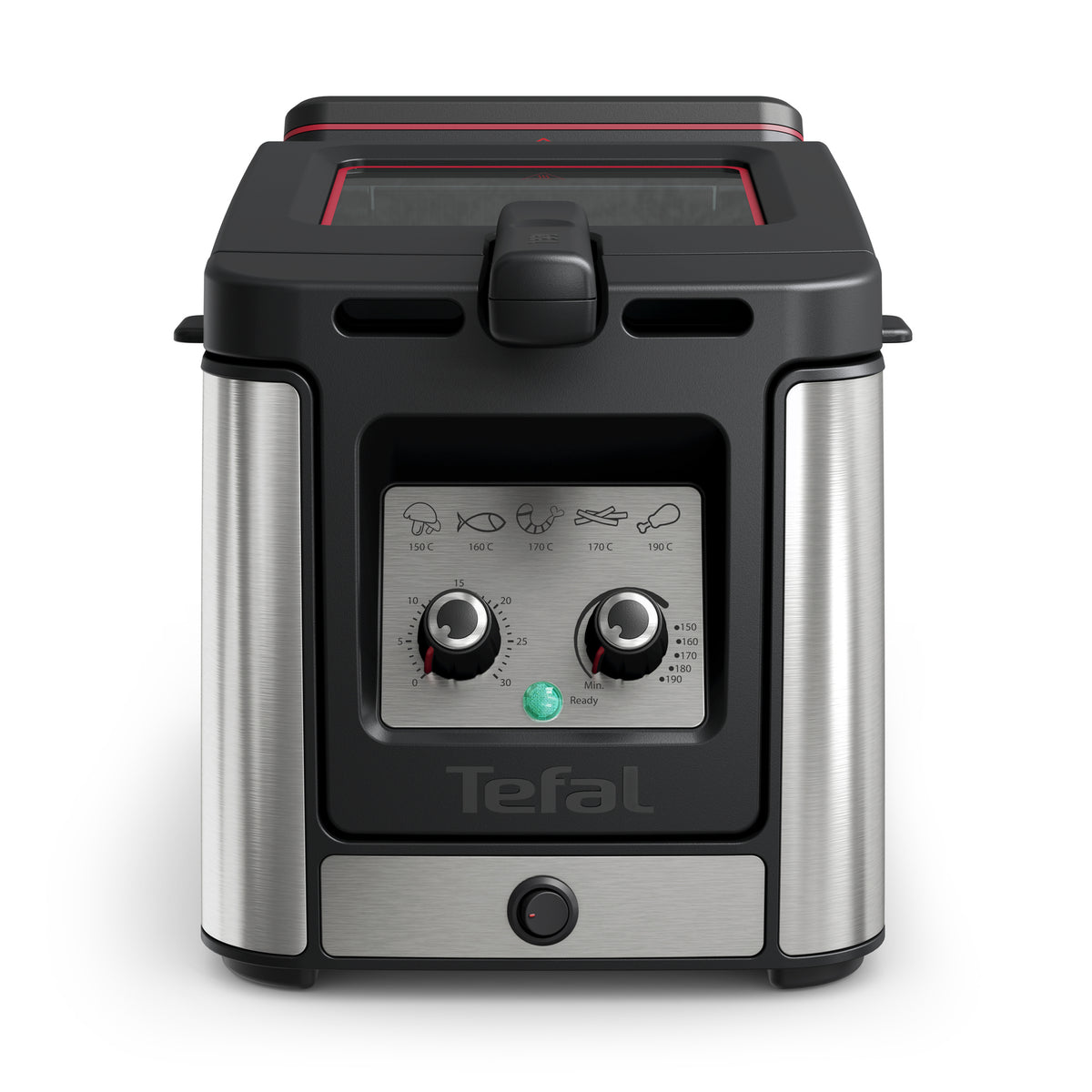 Tefal Clear Duo FR600D Single 0,65 l Fristående 2000 W Fritös Svart