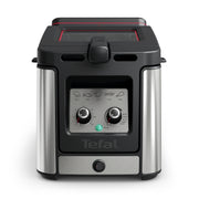 Tefal Clear Duo FR600D Single 0,65 l Fristående 2000 W Fritös Svart