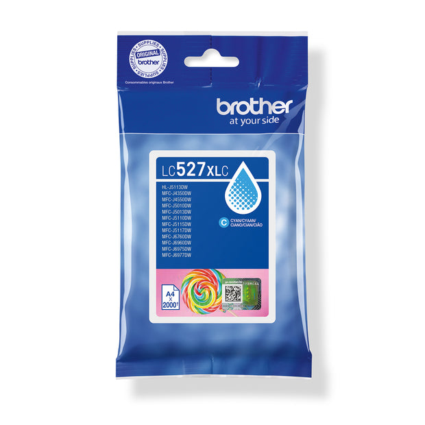 Brother LC527XLC bläckpatroner Original Hög (XL) avkastning Cyan