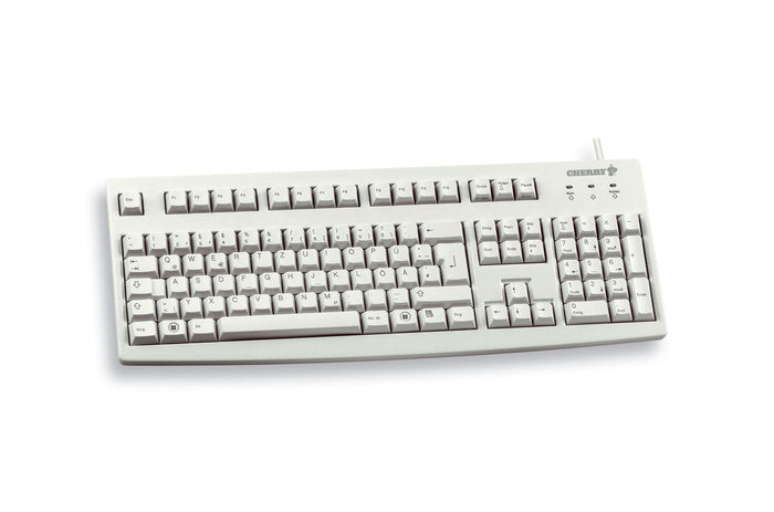 CHERRY G83-6104 tangentbord Universal USB QWERTY Engelska (USA) Grå