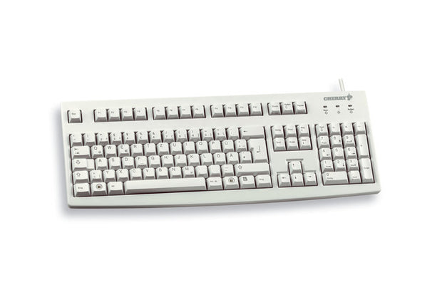 CHERRY G83-6104 tangentbord Universal USB QWERTY Engelska (USA) Grå