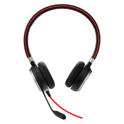 Jabra Evolve 40 Headset Kabel Huvudband Kontor/callcenter USB Type-A Svart