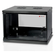 Techly I-CASE EL-1006B32 rack 6U Väggmonterad rack Svart