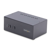 StarTech.com DisplayPort KVM-switch med två portar för dubbla bildskärmar
