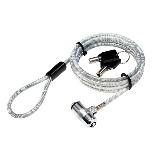LogiLink NBS009 kabellås Silver 1,8 m