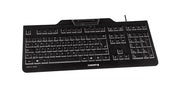 CHERRY KC 1000 SC tangentbord Kontor USB Nordic Svart