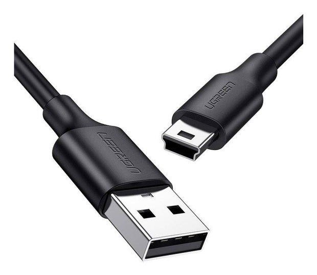 Ugreen US132 USB-kablar USB 2.0 1,5 m USB A Mini-USB A 0,48 Gbit/s Svart