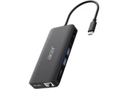Acer USB Type-C Dongle 12-in-1 Black Kabel USB 3.2 Gen 1 (3.1 Gen 1) Type-C Svart