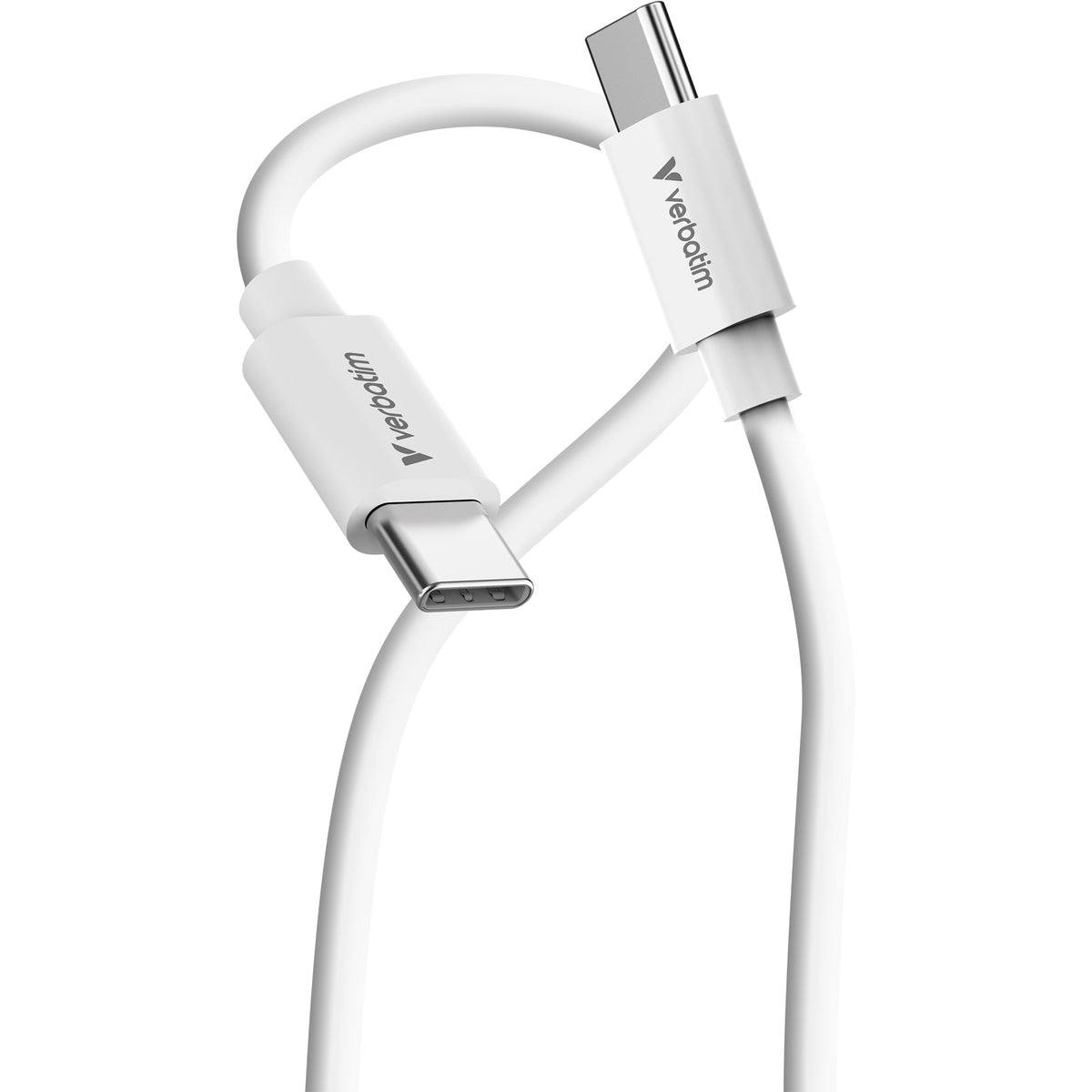 Verbatim 32409 USB-kablar USB 2.0 3 m USB C 0,48 Gbit/s 100 W Vit