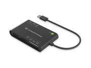 Conceptronic BIAN01B läsare smarta kort inomhus USB 3.2 Gen 1 (3.1 Gen 1) Svart